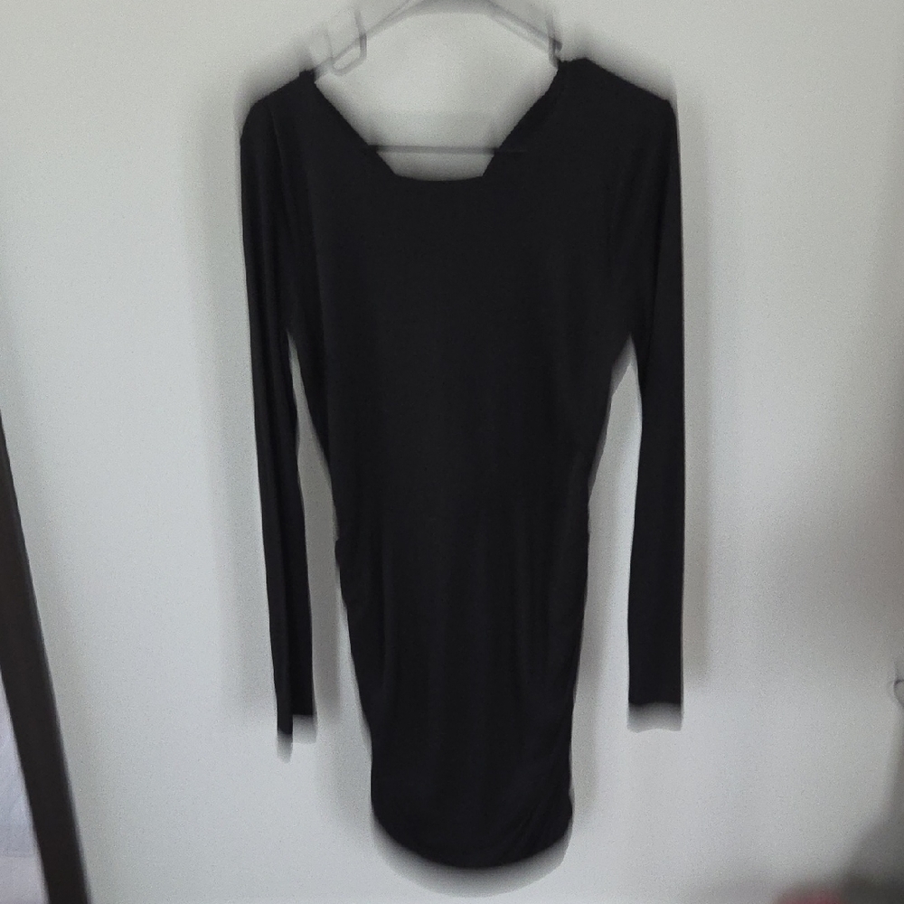 Mi Ami Classic Black Long Sleeve Dress